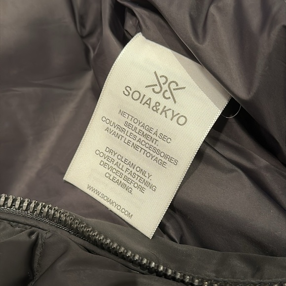 Soia & Kyo black puffer jacket Small - Picture 6 of 7